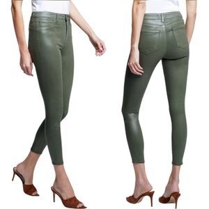 L’AGENCE Margurite‎ High-Rise Coated in Ivy Green Skinny Jean | 23